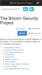 Mobile Screenshot of bitcoinsecurityproject.org